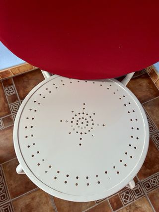 Conjunto mesa y sillas forja