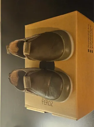 Zapatos Feroz para bebé, respetuosos con el pie.