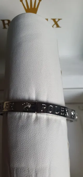 Pulsera Rolex Plata Grabada