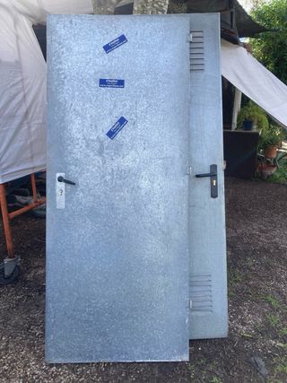 3 Puertas Chapa Galvanizada