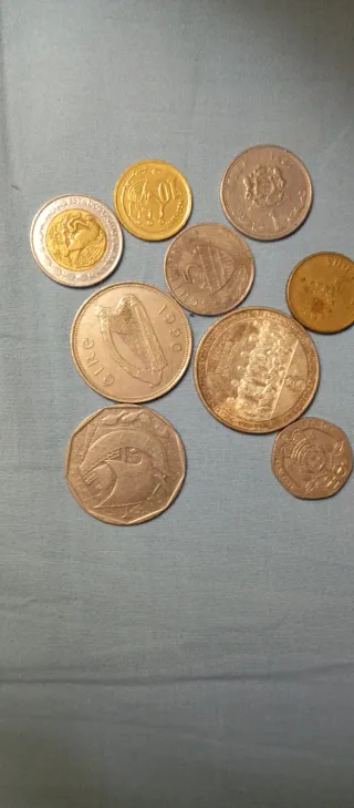 Lote de monedas antiguas