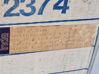 Specchio Inda bagno anni '70