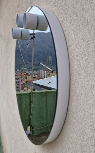 Specchio Inda bagno anni '70