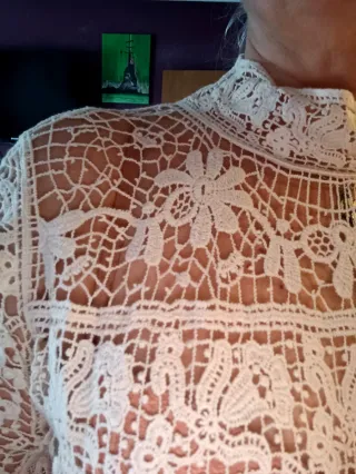 Blusa de encaje