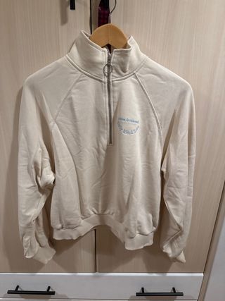 Sudadera Pull&Bear cuello cremallera M