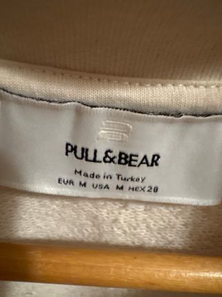 Sudadera Pull&Bear cuello cremallera M