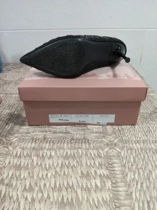 Botas de señora negras talla 38