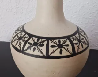 Jarrón de cerámica Talavera