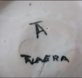 Jarrón de cerámica Talavera