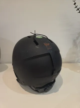 Casco esquí infantil negro 48-52