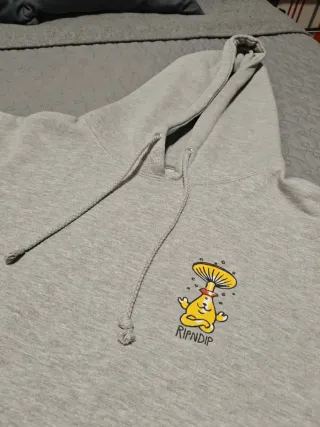 Sudadera con capucha Ripndip gris