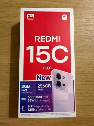 Xiaomi Redmi 15C 5G 256GB Negro