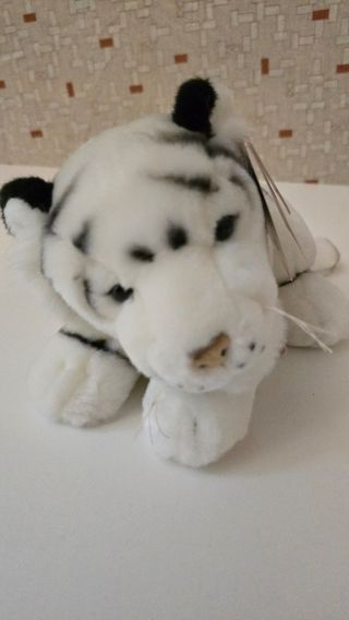 Peluche tigre bianca
