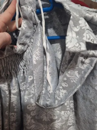 Falda Castellonera Gris y Blanca