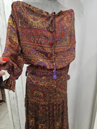 Conjunto falda y top estampado bohemio