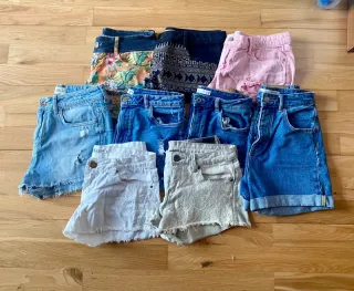 Lote 9 shorts vaqueros mujer