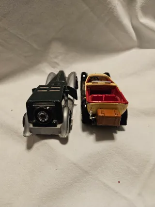 2 Macchinine d'epoca Bugatti e Rio