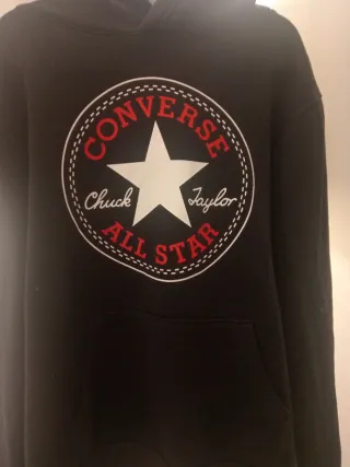 Sudadera Converse Negra Niño