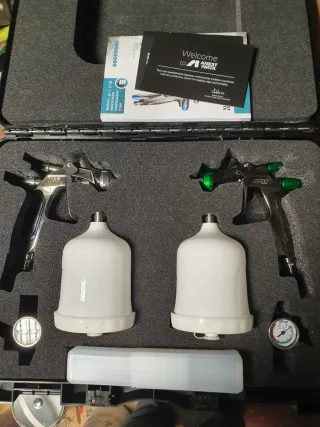 Kit Pistolas SR2 Barniz / Color