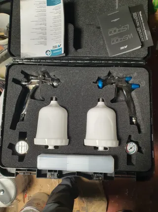 Kit Pistolas SR2 Barniz / Color