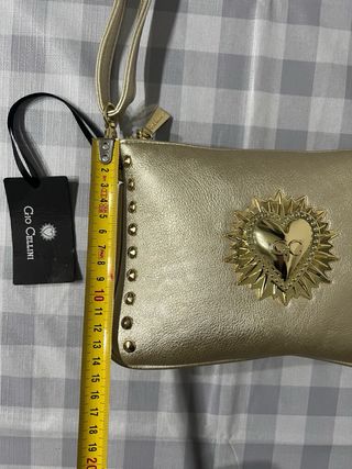 Borsetta Gio Cellini Oro con Cuore