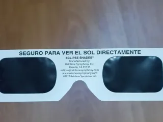 Gafas certificadas para Eclipse Solar 2026