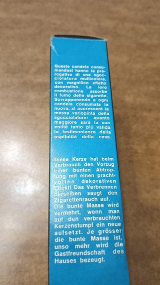 Candele arcobaleno vintage