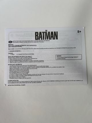 Batmobile Jada 1:18 Batman 2022