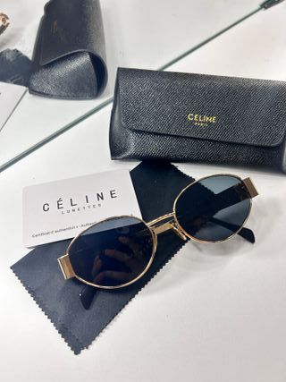 Gafas de sol Celine doradas y negras