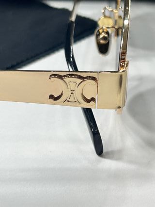 Gafas de sol Celine doradas y negras