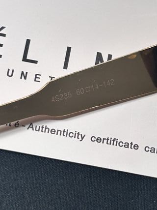 Gafas de sol Celine doradas y negras