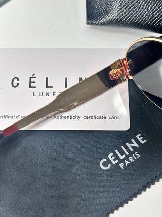 Gafas de sol Celine doradas y negras