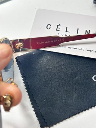 Gafas de sol Celine doradas y negras