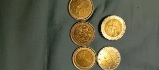 Lote de 5 monedas de colección