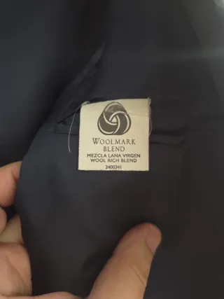 Americana traje azul