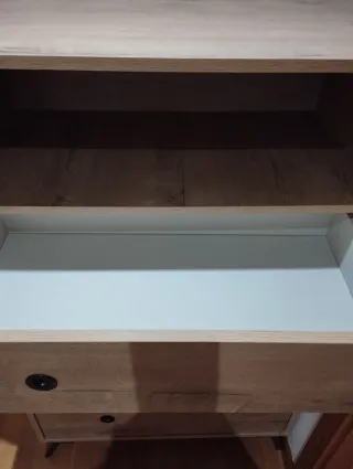 Cómoda 4 cajones roble Leroy Merlin