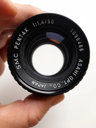 Objetivo Pentax SMC 50mm f/1.4