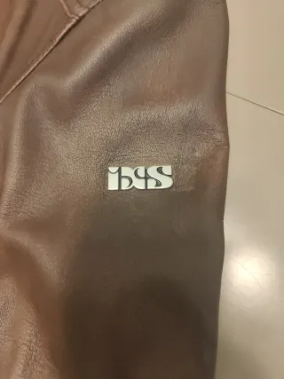 Chaqueta Piel Marrón Moto Protecciones