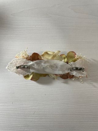 Vestido de comunión niña blanco y rosa