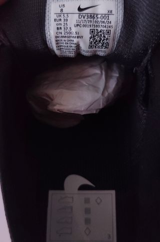 T39 - W Nike ReactX Pegasus Trail 5 - Black