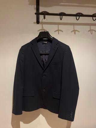 Chaqueta de vestir azul marino para niño