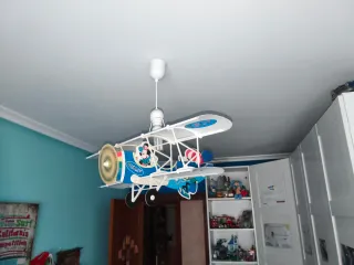 Lámpara Avión Mickey Mouse Infantil