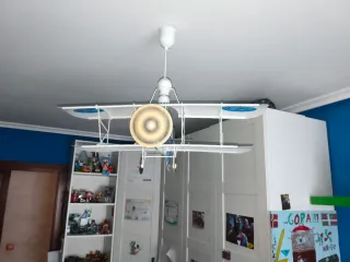 Lámpara Avión Mickey Mouse Infantil