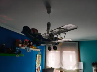 Lámpara Avión Mickey Mouse Infantil