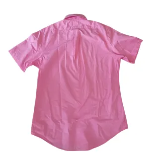 Camisa Ralph Lauren Rosa Manga Corta M Custom fit