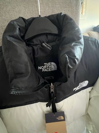 Chaqueta The North Face Negra y Blanca Talla M
