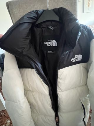 Chaqueta The North Face Negra y Blanca Talla M