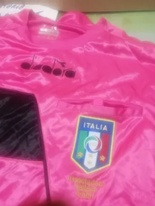 Maglietta arbitro Diadora Italia rosa