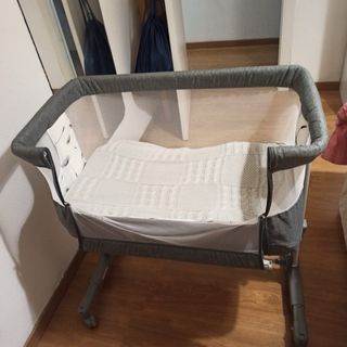 Mini cuna colecho Lionelo Aurora 3 en 1 con ruedas