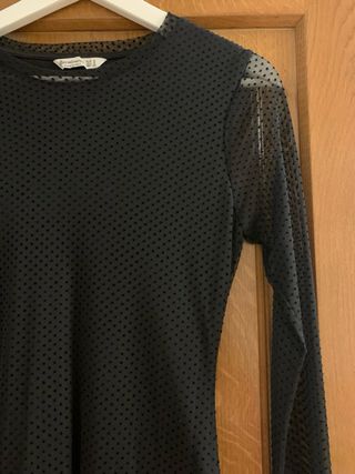 Vestido negro talla S de Stradivarius nuevo